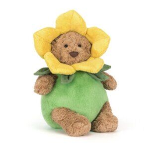 Jellycat BARTHOLOMEW BEAR DAFFODIL OUTFIT Authentic USA seller Out of Stock NWT